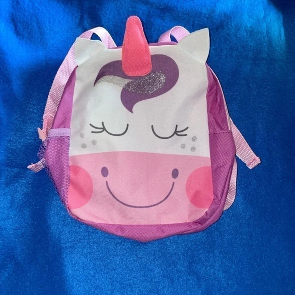 NWT STUDIO 74 Unicorn Pink & White Toddler’s Backpack